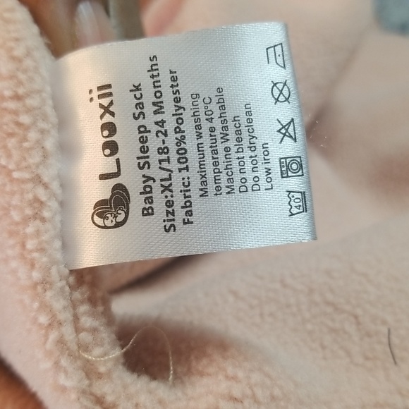 NWT Loxxii Baby Sleep Sack 18/24M Blush W/Double Zipper - Picture 11 of 11